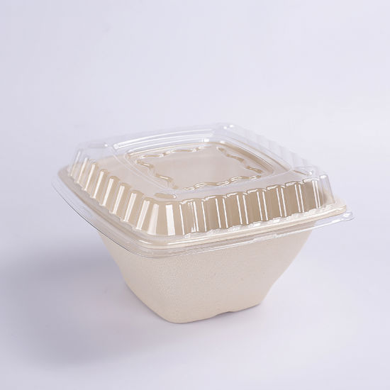 75 Pz. Ciotola Quadrata con Coperchio