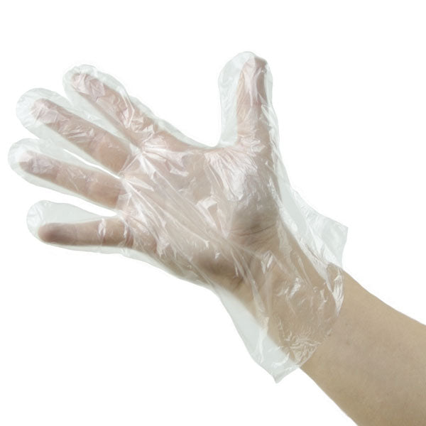 Disposable HDPE Polyethylene Gloves – One Size (Pack of 500)