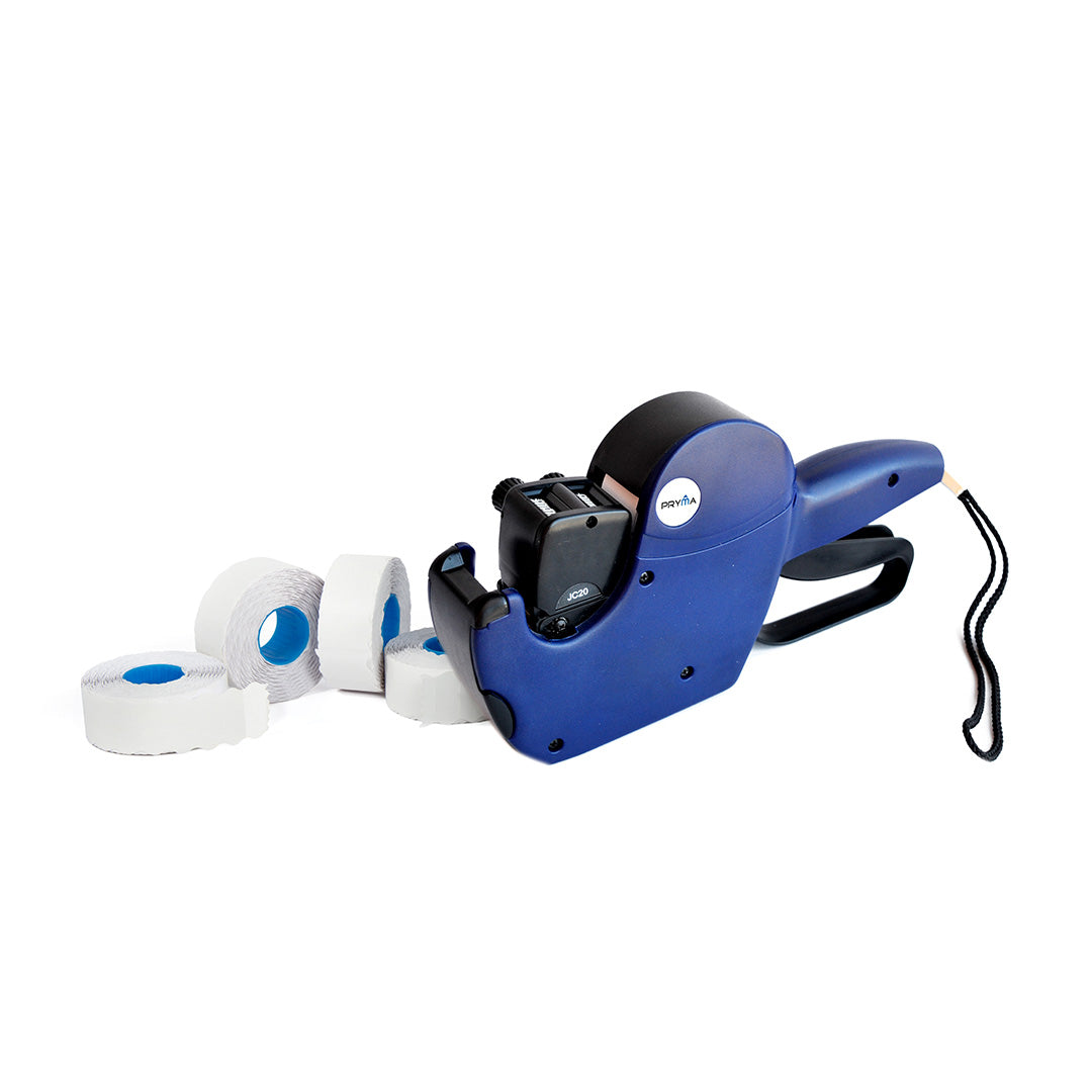 2-zeiliger Preisauszeichner für 26x16 Etiketten + 10 Etikettenrollen + 1 Farbrolle