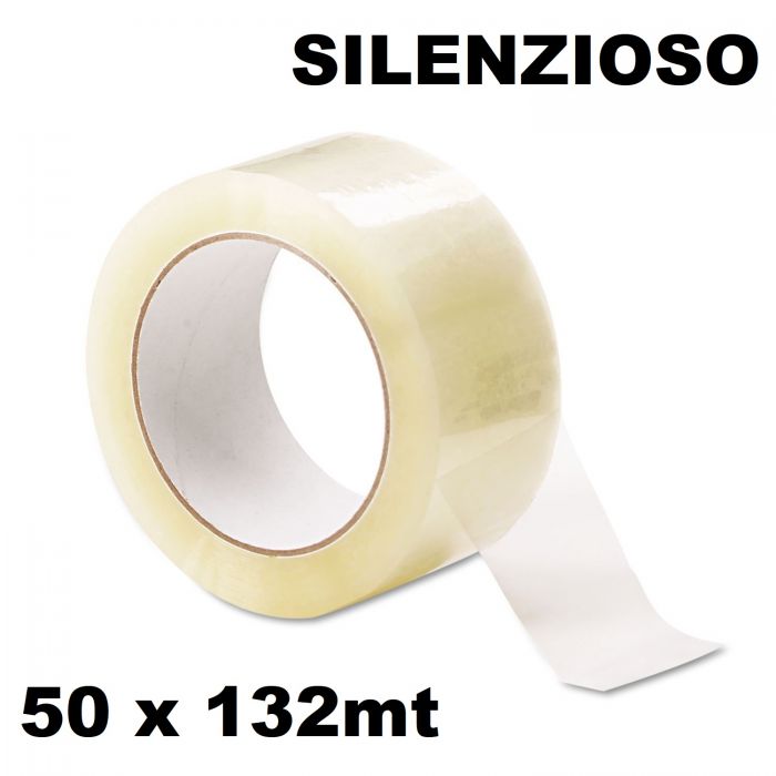 Silent Clear Tape 50mm x 132m (Pack of 36)