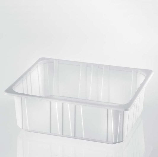 50 Pz. Vaschette Bianche G-12 Per Alimenti