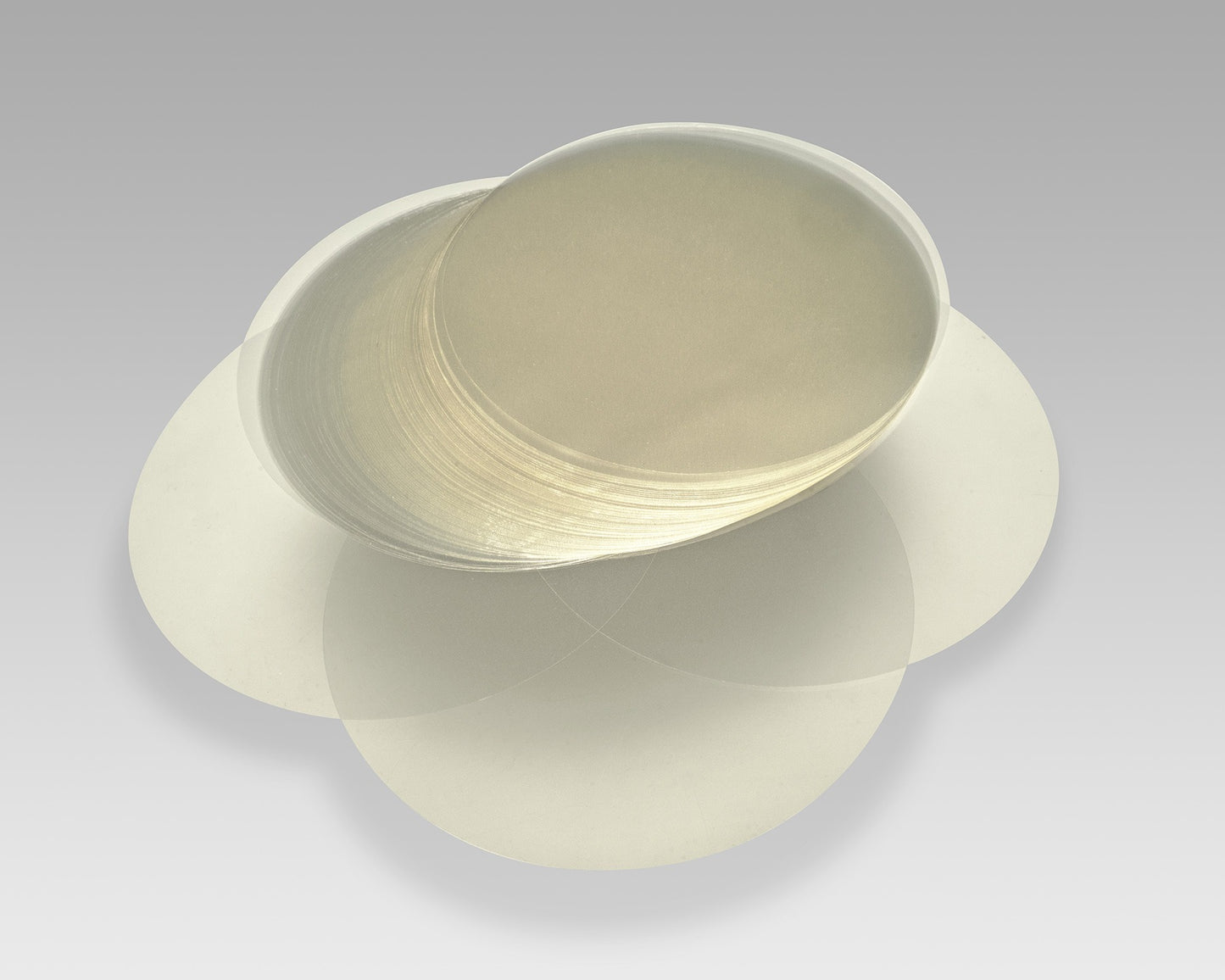 Clear Hamburger Discs (1 kg Box)