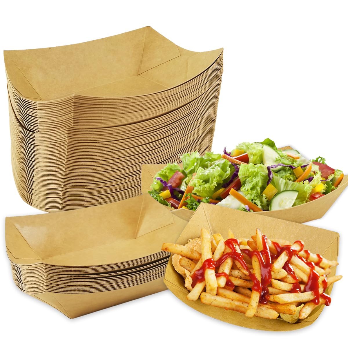 Vaschette Per Fritti In Carta Kraft