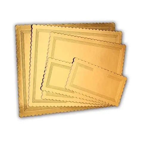 Rectangular Gold Edged Trays