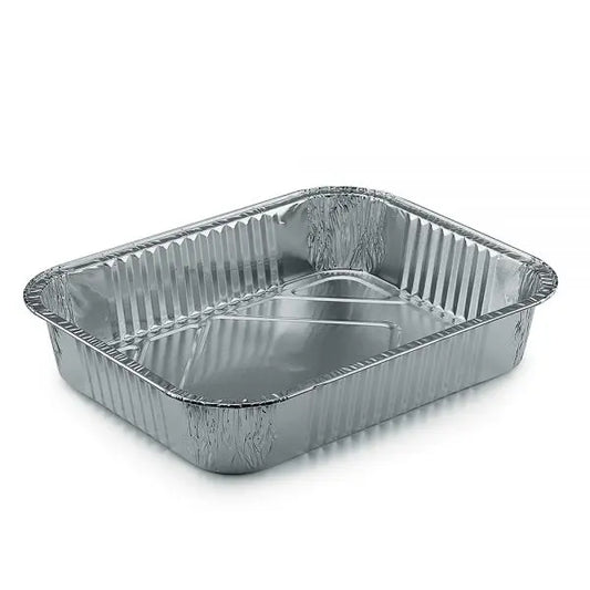 Vaschette Alluminio Quattro Porzioni Profonda R17G (Cartone Da 100 Pezzi)