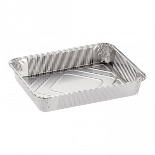 Vaschette Alluminio R1G Per 2 Porzioni (Cartone Da 100 Pezzi)