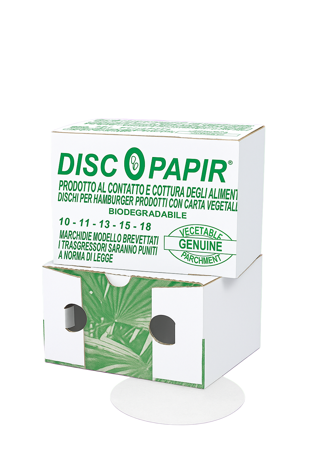 500 gr Discopapir Dischi Per Hamburger In Carta Da Forno