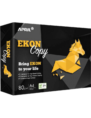 Fogli Carta A4 80 g/m² – Confezione 5 Risme (2.500 fogli)