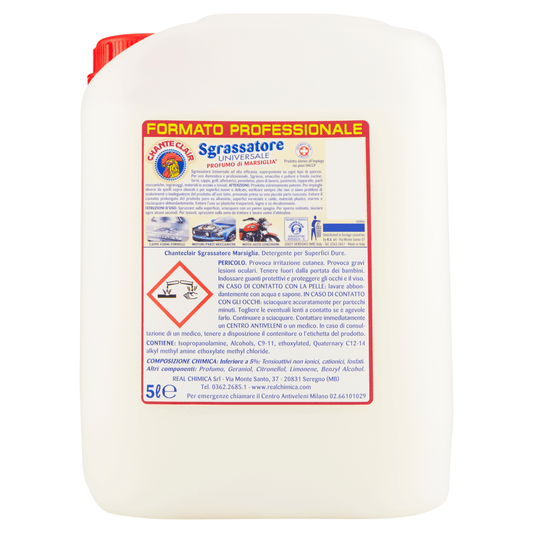 Sgrassatore Marsiglia 5 Litri (Box 4 Pz)