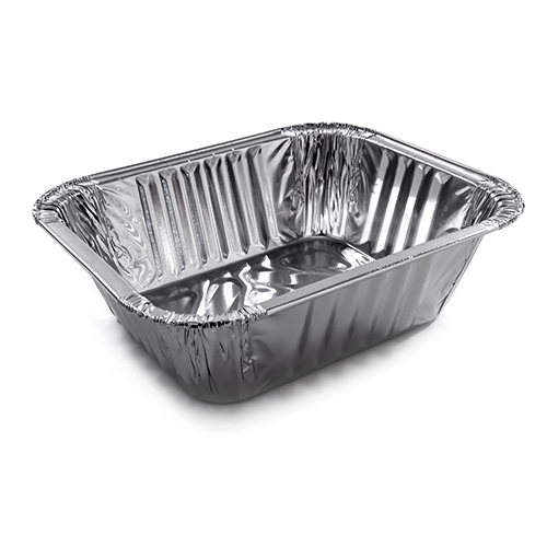 Vaschette Alluminio R10G Da Una Porzione (Cartone Da 100 Pz)