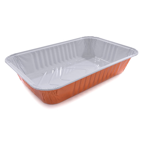 Vaschette Alluminio Laccate Per Microonde R1G (Cartone Da 100 Pezzi)