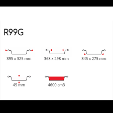 50 Stk. R99G Aluminiumschalen für 12 Portionen