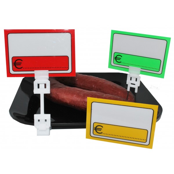 25 Pcs Rectangular PVC Price Tags