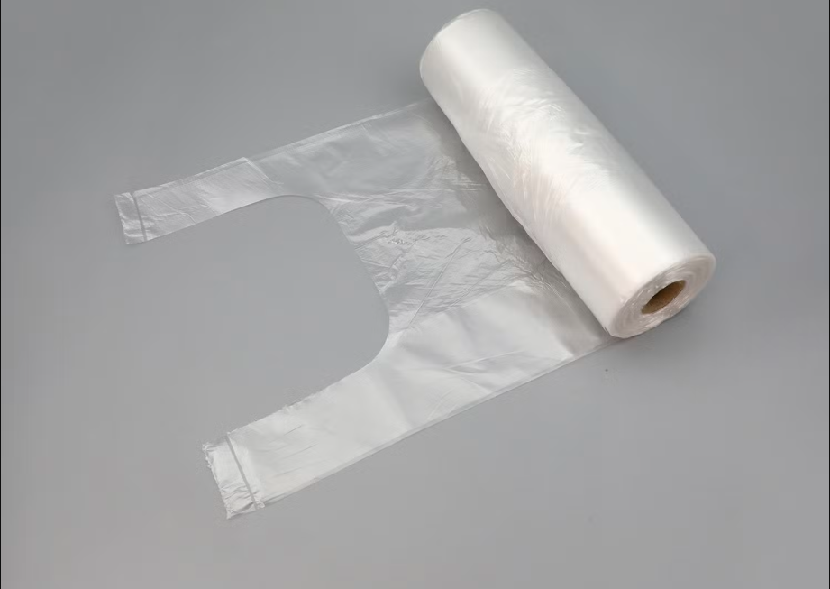 Biodegradable Roll Bags with Vest Handles (Carton of 12 Rolls)